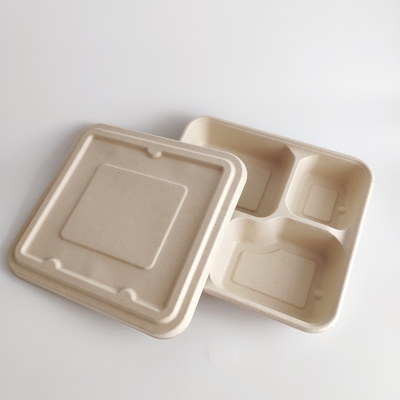 スマートで使い捨て可能なペーパー パルプの鋳造物の食糧皿2本のロボット腕を搭載する機械を作り出す
