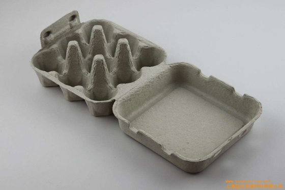 1000pcs/hr汚染の鶏卵箱を作り出す自由なパルプ繊維機械