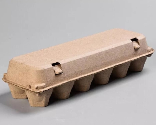 1000pcs/hr汚染の鶏卵箱を作り出す自由なパルプ繊維機械