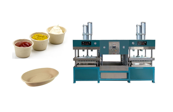 効率的なパルプ模造プレートマシン 5000-7000pcs / 時間容量 食品容器