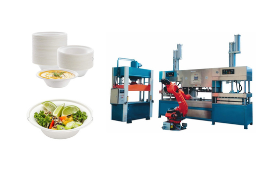 4000~6000pcs/h 純紙パルス原材料のための紙パルス模造機械